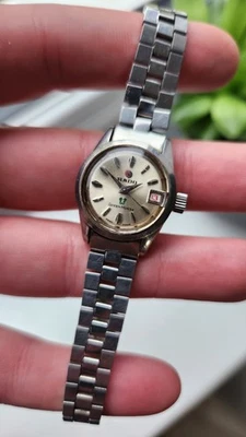 Vintage 1960s, IVORY, RADO LADIES AUTOMATIC WATCH, 759-2 SPARES/REPAIR - Image 1 of 4