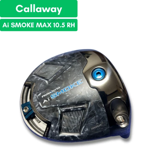 Callaway Ai SMOKE MAX 10.5* Driver Head Only RH With Head Cover USED - image 1 of 4