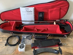 Yamaha Silent Violin SV150 Nero Control Box Nuovo/Video disponibile - Picture 1 of 20