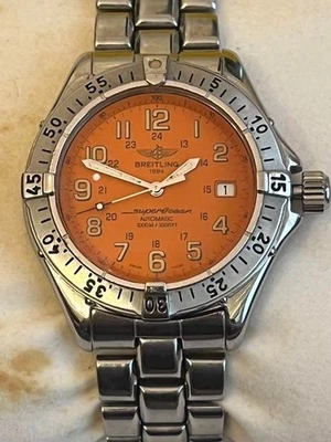 Breitling Superocean A17340 Orange Wristwatches Automatic winding Stainless JP - Image 1 of 4