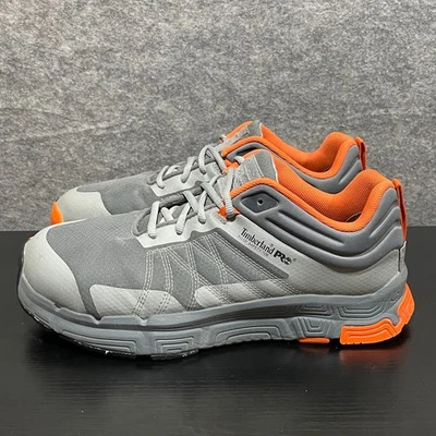 Timberland PRO XR-1 сплава безопасности носок работы загрузки мужской размер 10 М серый оранжевый шнурует вверх - Изображение 1 из 4