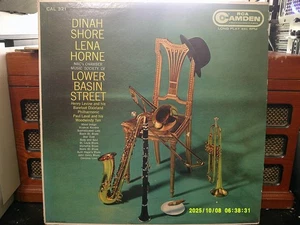 DINAH SHORE, LENA HORNE   Lower Basin Street - 1964 - CAL 321 LP VG+/VG - Picture 1 of 2