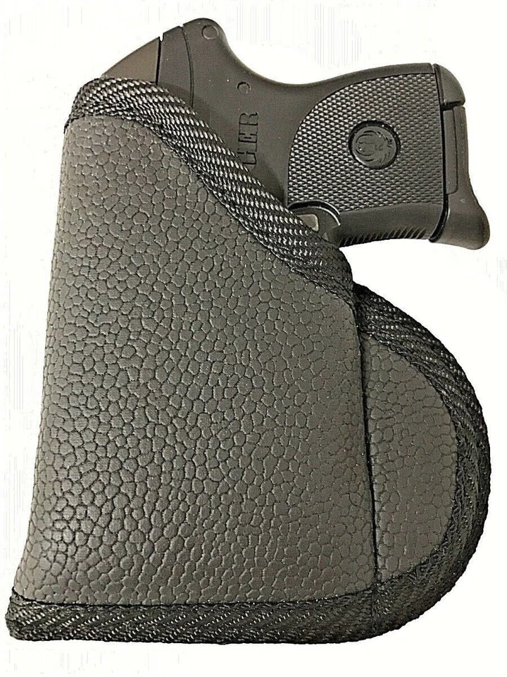 Ruger LCP 380 With Laser Protech Gripper Waistband IWB or Pocket Gun Holster