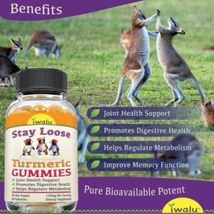 Joint Restore Gummies Best Natural Joint Support, Ginger Flavor Soft Chew Gummy - Picture 1 of 12