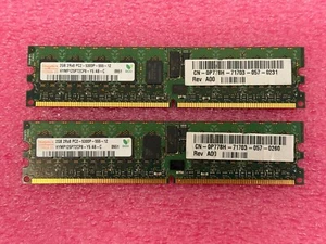 4GB 2x 2GB PC2-5300P DDR2 ECC Fully Buffered Server RAM - Picture 1 of 1