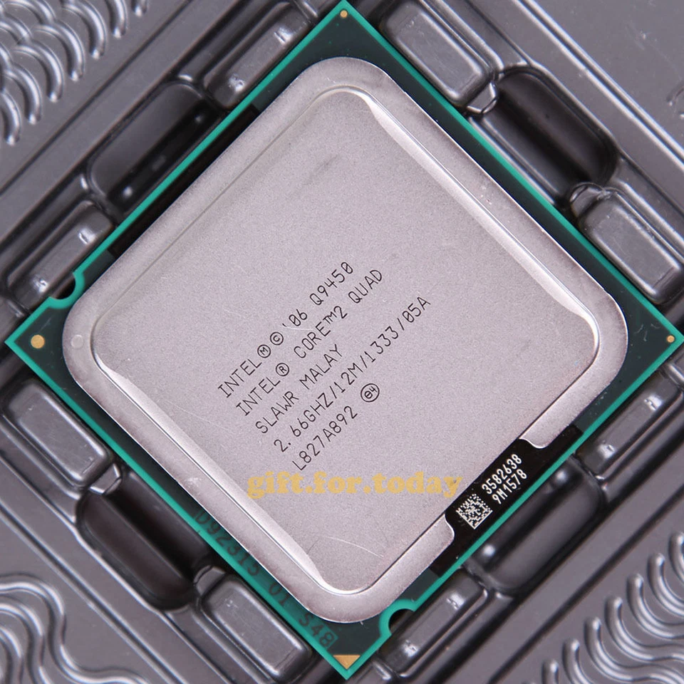 Intel Core 2 Quad Q9450 SLAWR 2.66GHz Quad-Core Processor CPU (EU80569PJ067N) - Image 1 of 1