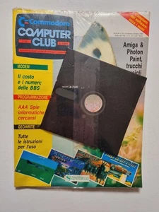 Commodore Computer Club 72-1990 + Floppy Disc - Modem Bbs - Amiga Photon Paint - Picture 1 of 1