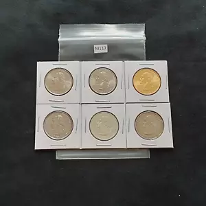 2000 Massachusetts State Quarters Set, 6 Different coins! 1 90% silver!! M117 - Picture 1 of 2