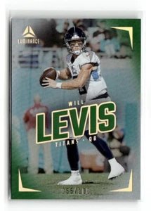 Panini Luminance 2024 - Will Levis #72 verde/100 - Imagen 1 de 2
