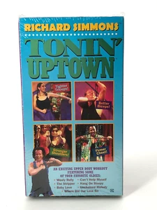 Richard Simmons Tonin Uptown VHS Aerobic Musical Workout 1996 NEW Sealed - Picture 1 of 2