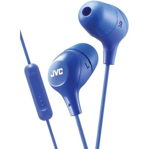 JVC HAFX38MA Marshmallow Inner-Ear Headphones with Microphone (Blue) - Picture 1 of 3