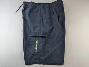 Simms Angeln Solarflex Cargo Boardshorts Herren 2XL schieferblau (40 x 11) klassisch - Bild 1 von 10