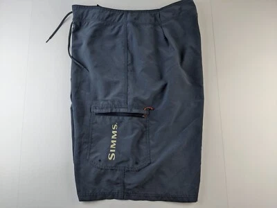 Мужские шорты Simms Fishing Solarflex Cargo Board 2XL темно-синие (40 X 11) классические - Изображение 1 из 4