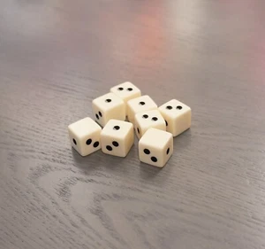 Betrayal at House on the Hill 3rd | All 8 Haunt Dice | Official Game Pieces - Picture 1 of 5