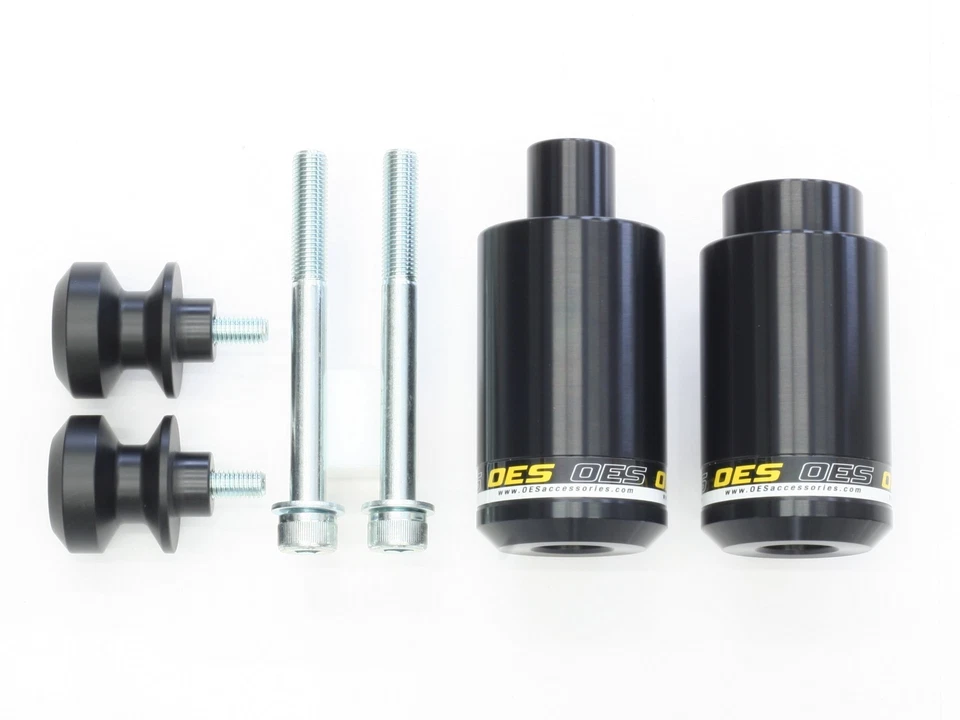 OES Frame Sliders and Swingarm Spools Fits Suzuki B King BKing 2008 No Cut Foto 1 de 1