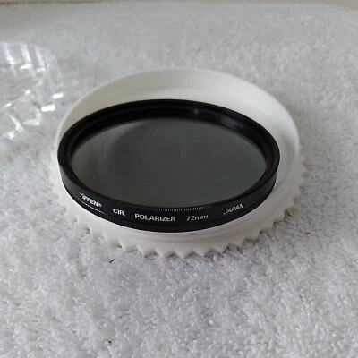 Tiffen 72mm Circular Polarizer Lens Filter Nice - Image 1 of 4