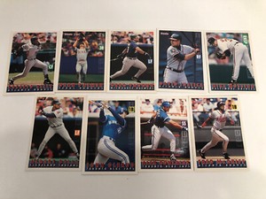 1995 Topps BAZOOKA 9 Baseball Card Set (ROBERTO KELLY, FRED MCGRIFF)