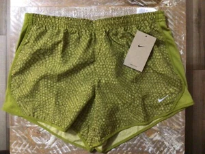 Nike Girls' Alligator Print Tempo Running Shorts Yellow Size XL New FB1078 - Picture 1 of 3