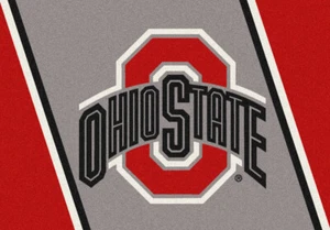 5x8 Milliken Ohio State Buckeyes 45568 NCAA Spirit Area Rug - Approx 5'4"x7'8" - Picture 1 of 1