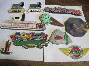 Refrigerator Magnet Lot Of 10 Travel Destination Souvenir State - Picture 1 of 1