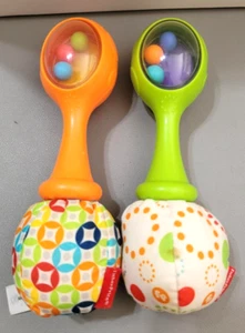 Fisher Price Orange & Green Tom Tom's - Picture 1 of 1