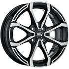 ALLOY WHEEL MSW MSW X4 FOR MINI ONE 6X16 4X100 GLOSS BLACK FULL POLISHED BDT