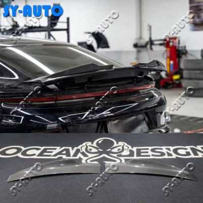 Спойлер заднего крыла багажника из сухого углеродного волокна для Porsche Panamera 976 2024-2026 годов выпуска - Изображение 1 из 4