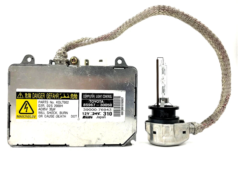 Lastre de faros HID de xenón OEM y bombilla D2S para Toyota Celica 00-05 Foto 1 de 2