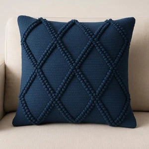 18" Navy Cotton Blend - Picture 1 of 6