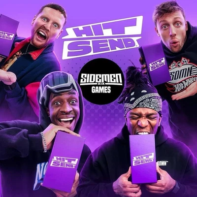 HOT HOUSE GAMES GIFT Hit Send Card SIDEMEN Party game FRIENDS FUN hitsend Zerkaa KSI Behzinga