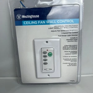 Westinghouse 77875 3 Speed Ceiling Fan Light Wall Control Full Range Receiver - Picture 1 of 2