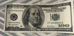 100 Dollar Bill 2003 A - Picture 1 of 3
