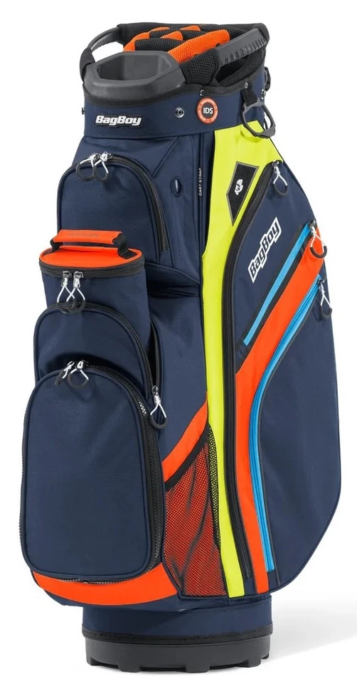 Nuevo Bag Boy Golf Chiller Pro Carro Bolsa Azul Marino/Naranja/Cítricos Foto 1 de 1