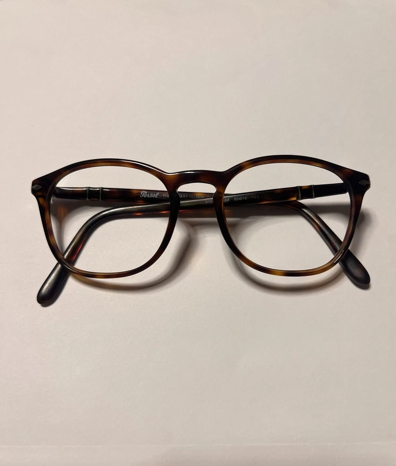 Persol Brille Herren Damen oval braun Mod. 3007 V 24 - Bild 1 von 3