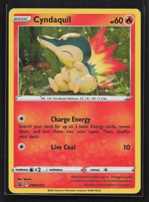 Cyndaquil - (Cosmos Holo) Promo SWSH: Sword & Shield Promo Cards SWSH221 NM - Image 1 of 2