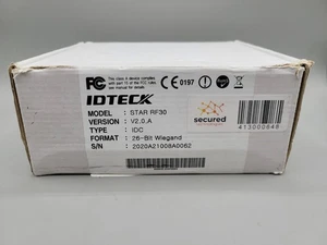 IDTECK Proximity Card Reader Star RF30 IDC 26 Bit Wiegand - Picture 1 of 4