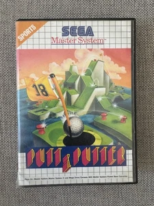 Master System PUTT & PUTTER Boxed Sega PAL Version REGION FREE - Picture 1 of 3