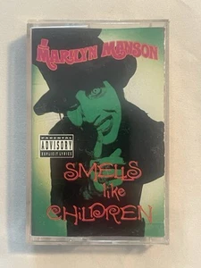 Vtg 1st Ed Marilyn Manson Smells Like Children Cassette In Near Mint Cond Rare! - Picture 1 of 9