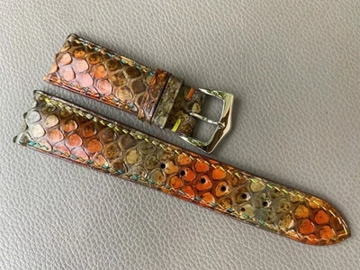 正品蛇皮表带 尺寸 12...16 17 18 19 20 21 22 23 24 25 26 毫米 — 第 1/4 张图片