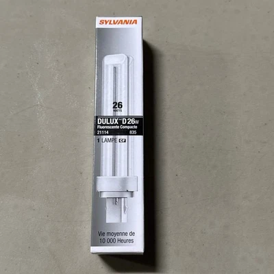 Sylvania 21114 DULUX Fluorescent Light Bulb 26 Watt White  6 Pack - Image 1 of 4