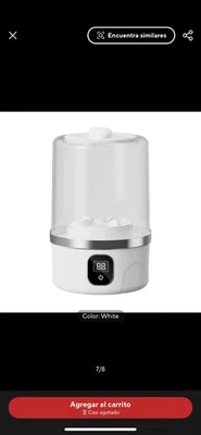  lavadora portátil, pequeña, limpiezaropa para dormitorios, viajes, Camping,  - Image 1 of 4