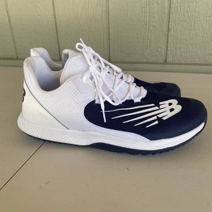 New Balance Hombres FuelCell 4040 V6 Entrenador de Césped Zapatos de Pelota Azul Blanco Talla 15 - Imagen 1 de 16