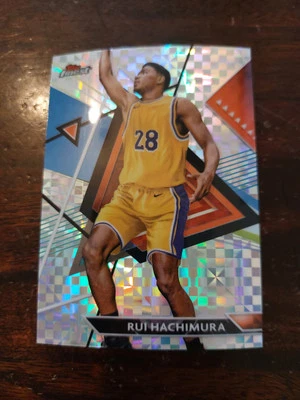 RUI HACHIMURA 2023-24 TOPPS FINEST #114 UNCOMMON CHECKERBOARD LOS ANGELES LAKERS - Image 1 of 2