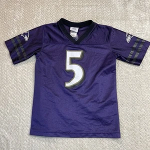 NFL Team Apparel Youth Baltimore Ravens Flacco Jersey Size small 6/7 - Picture 1 of 10