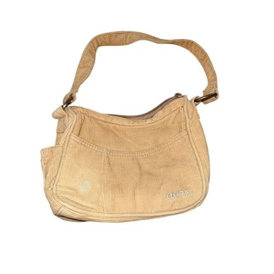 Bolso de Hombro de Colección Aeropostale Tostado Pana Media Luna Estilo Y2K Hobo Monedero Bolso de Mano  Foto 1 de 4