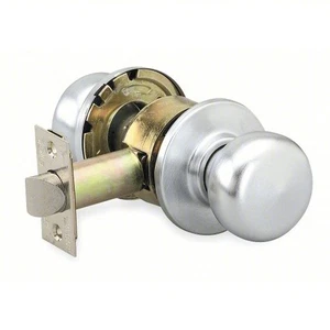 Neu Yale nicht gleichschließend Feuerschutz Durchgang Knopf Verriegelungsset, 1-3/8" & 1-3/4" Tür, 5T668 - Bild 1 von 5