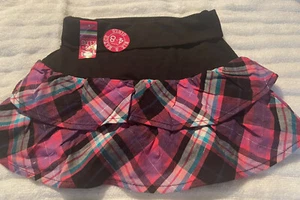 New girls skirt skort shorts culotte plaid Garanimals 365 size 5 - Picture 1 of 4