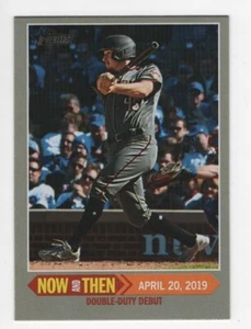 2019 Topps Heritage - NOW and THEN TYLOR CLARKE ARIZONA DIAMONDBACKS #10 - Picture 1 of 7