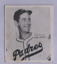 1950 HAGE'S Dairy  Bob Savage San Diego Padres Philadelphia A's St. Louis Broens