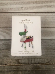 2010 Hallmark GOOD GRILLING TO ALL Ornament REINDEER BBQ GRILL - Picture 1 of 6